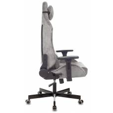 Игровое кресло Knight N1 Fabric серый Light-19 с подголов. крестовина металл (KNIGHT N1 GREY)