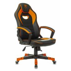 Игровое кресло Zombie GAME 16 черный/оранжевый