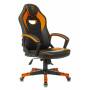 Игровое кресло Zombie GAME 16 черный/оранжевый купить  по выгодным ценам
