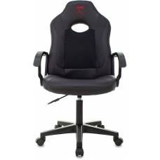 Игровое кресло Zombie 11LT черный текстиль/эко.кожа