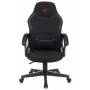 Кресло игровое Zombie 10 черный текстиль/эко.кожа крестовина пластик (ZOMBIE 10 BLACK) купить  по выгодным ценам