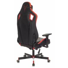 Игровое кресло Knight Outrider черный/красный ромбик эко.кожа с подголов. крестовина металл (KNIGHT OUTRIDER BR)