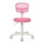 Детское кресло Бюрократ CH-W299 розовый TW-06A TW-13A крестовина пластик пластик белый купить  по выгодным ценам