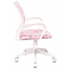 Детское кресло Бюрократ BUROKIDS 1 W розовый единороги