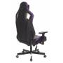 Игровое кресло Knight Outrider черный/фиолетовый ромбик эко.кожа с подголов. крестовина металл (KNIGHT OUTRIDER BV) купить  по выгодным ценам
