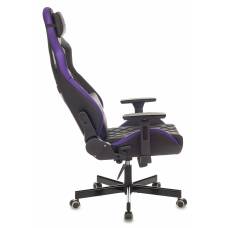 Игровое кресло Knight Outrider черный/фиолетовый ромбик эко.кожа с подголов. крестовина металл (KNIGHT OUTRIDER BV)