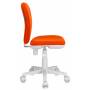Кресло детское Бюрократ KD-W10/26-29-1 оранжевый 26-29-1 (пластик белый) купить  по выгодным ценам