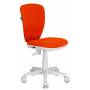 Кресло детское Бюрократ KD-W10/26-29-1 оранжевый 26-29-1 (пластик белый) купить  по выгодным ценам