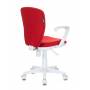 Кресло детское Бюрократ KD-W10AXSN/26-22 красный 26-22 (пластик белый) купить  по выгодным ценам