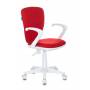 Кресло детское Бюрократ KD-W10AXSN/26-22 красный 26-22 (пластик белый) купить  по выгодным ценам