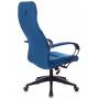 Кресло руководителя Бюрократ CH-608Fabric темно-синий Velvet 29 крестовина пластик (CH-608/FABRIC-DBLUE) купить  по выгодным ценам