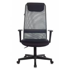 Кресло руководителя Бюрократ KB-8 темно-серый TW-04 TW-12 сетка с подголов. крестовина пластик (KB-8/DG/TW-12)