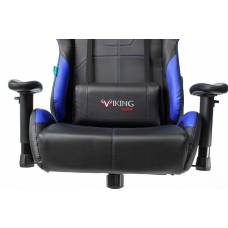 Игровое кресло Бюрократ VIKING 5 AERO черный/синий искусственная кожа с подголов. крестовина пластик